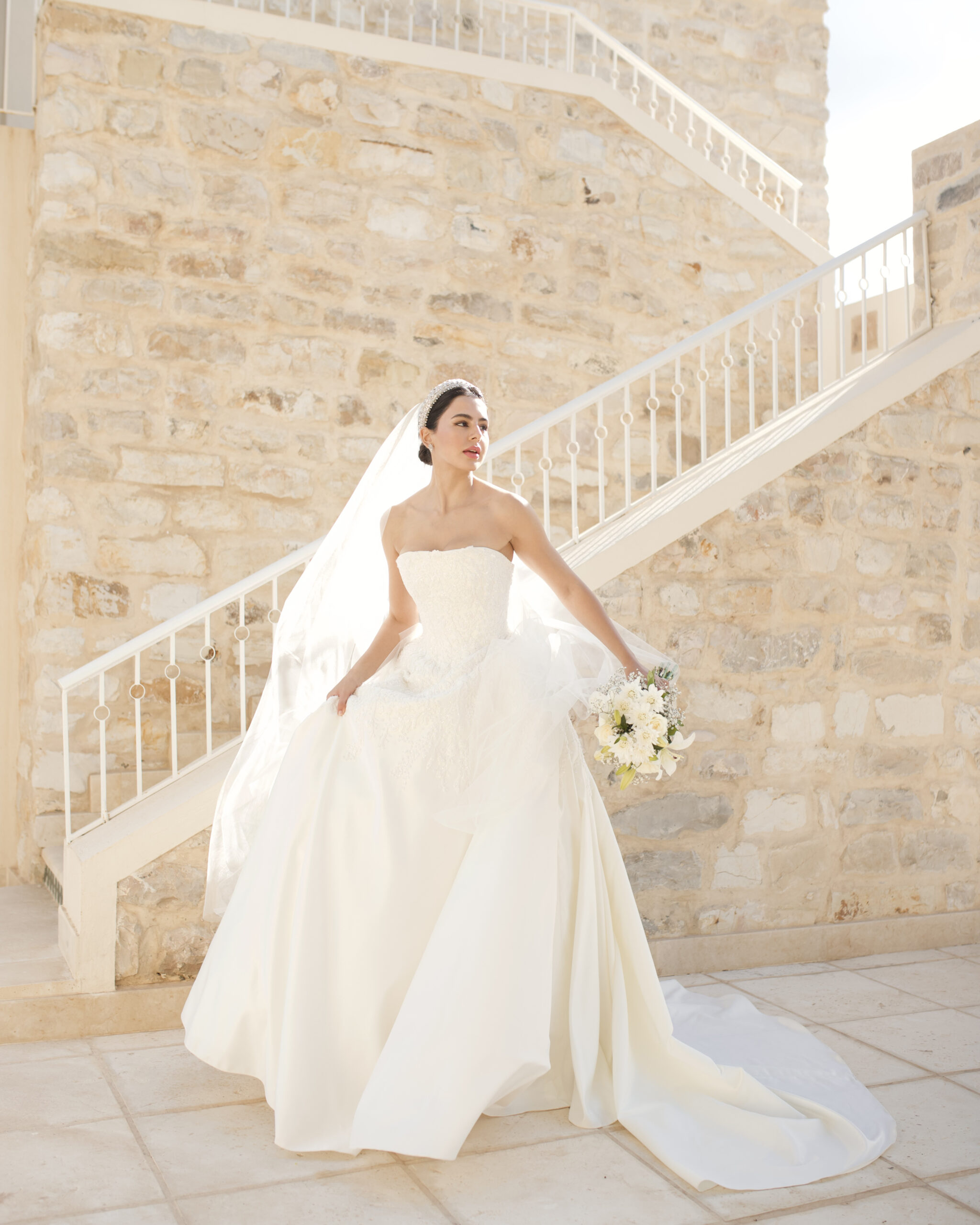 strapless-wedding-gown